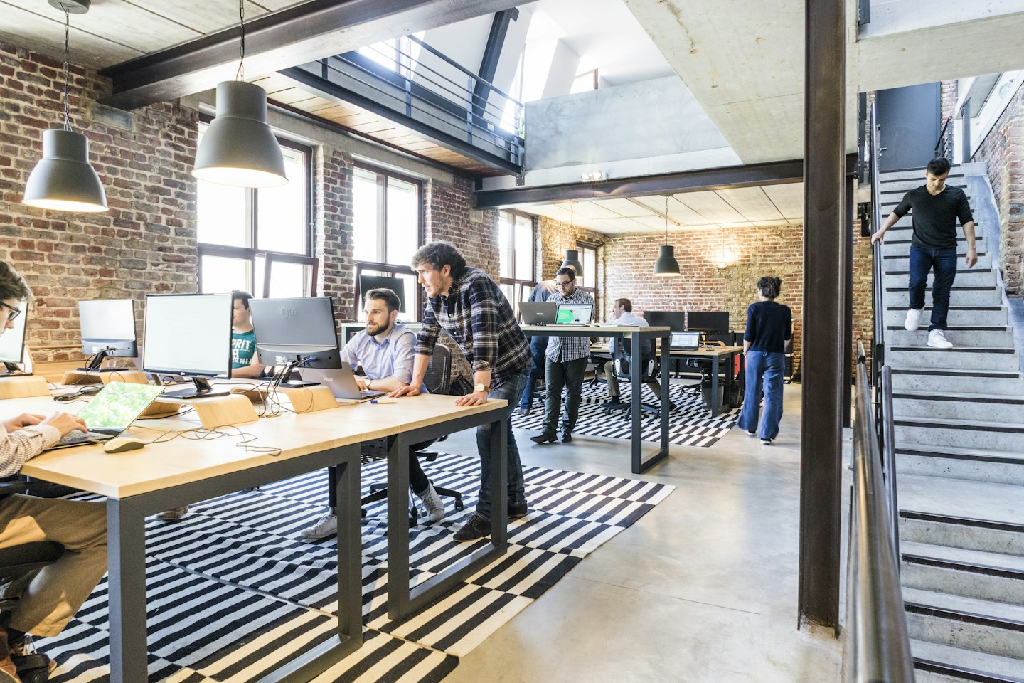 Sala de treball del coworking